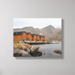 Ballstad Lofoten Leinwanddruck