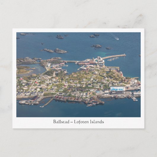 Ballstad Lofoten Postcard Postkarte (Vorderseite)