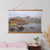 Ballstad Lofoten Wandteppich Mit Holzrahmen (Schlafzimmer)