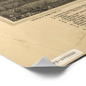 Ballston Wellness-Center New York 1890 Antik Panor Poster (Ecke)