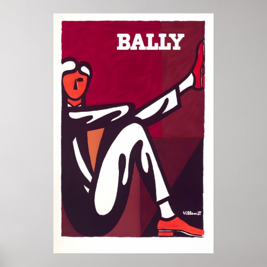Bally Schuhe Modeposter Poster (Vorne)