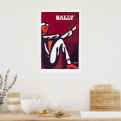 Bally Schuhe Modeposter Poster (Küche)
