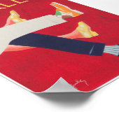 Bally Shoes Vintag Fashion Poster (Ecke)