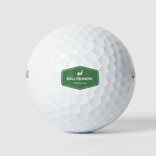 Ballybunion Ireland Golf Zielort Golfball (Vorderseite)