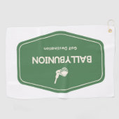 Ballybunion Ireland Golf Zielort Golfhandtuch (Horizontal)