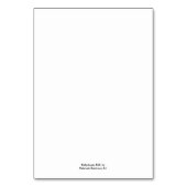 Ballydugan Mill Downpatrick Tischnummer (Rückseite)