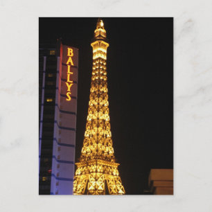 Ballys und eiffener Turm Postkarte
