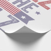 Ballz bei den Wahlen 2024 in Walz Harris Waltz Geschenkpapier (Ecke)