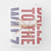 Ballz bei den Walz Harris Walz Wahlen 2024 Geschenkpapier Set (Beispiel)