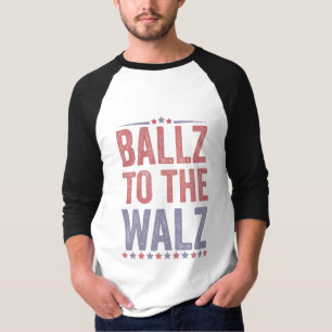 Ballz bei den Walz Harris Walz Wahlen 2024 T-Shirt