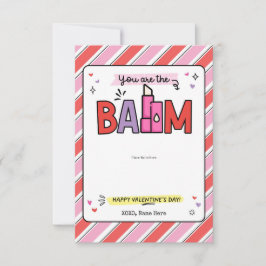 Balm Chapstick-Kartenhalter Valentinstag-Geschenk