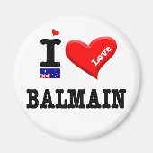 BALMAIN - I Liebe Magnet (Vorne)