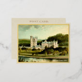 Balmoral Castle 1897 Wiedereröffnung Hochauflösend Folie Einladungspostkarte (Vorderseite/Rückseite)