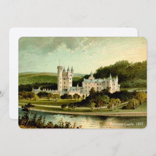 Balmoral Castle 1897 wiederhergestellt hohe Auflös (Vorne/Hinten)