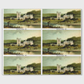 Balmoral Castle 1897 wiederhergestellt hohe Auflös Geschenkpapier (Flach)