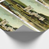 Balmoral Castle 1897 wiederhergestellt hohe Auflös Geschenkpapier (Ecke)