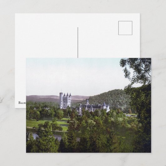 Balmoral Castle - 1901 Postkarte (Vorne/Hinten)