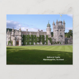 Balmoral Castle, Aberdeenshire, Schottland Postkarte