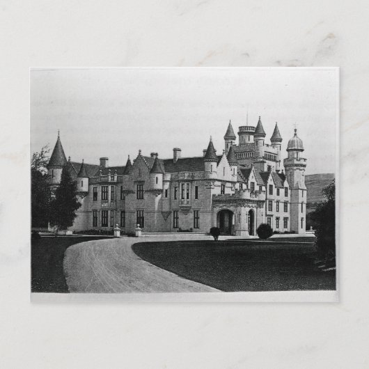 Balmoral Castle Postkarte (Vorderseite)