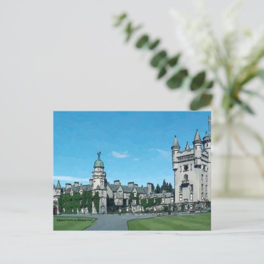 Balmoral Castle Postkarte (Stehend Vorderseite)