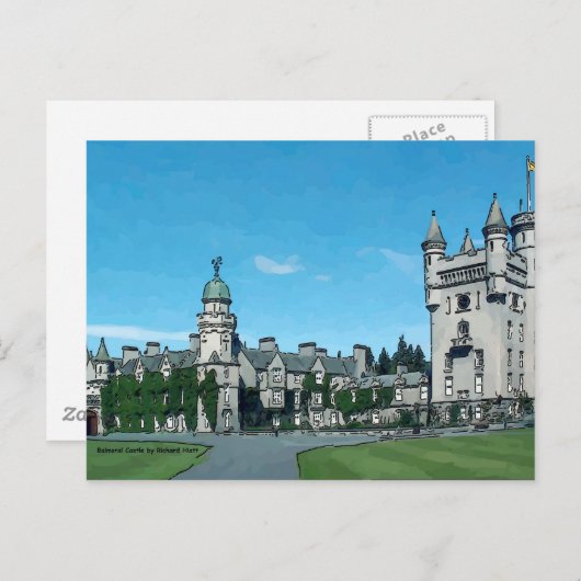 Balmoral Castle Postkarte (Vorne/Hinten)