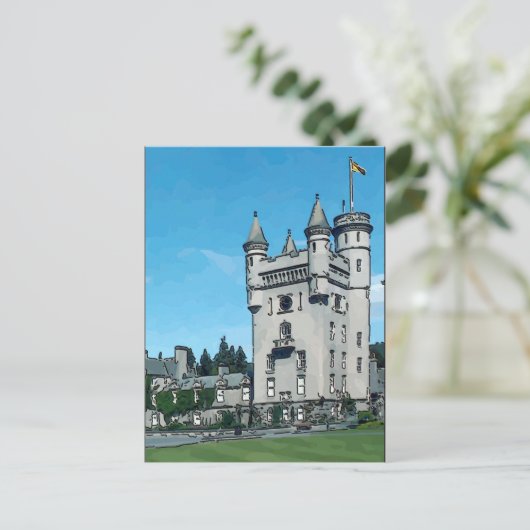 Balmoral Castle Postkarte (Stehend Vorderseite)