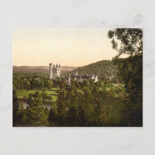 Balmoral Castle, Royal Deeside, Schottland Postkarte (Vorderseite)