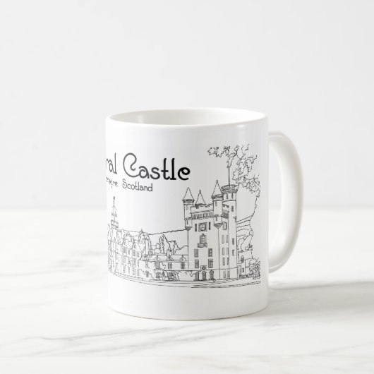 Balmoral Castle Scotland Kaffeetasse (VorderseiteRechts)