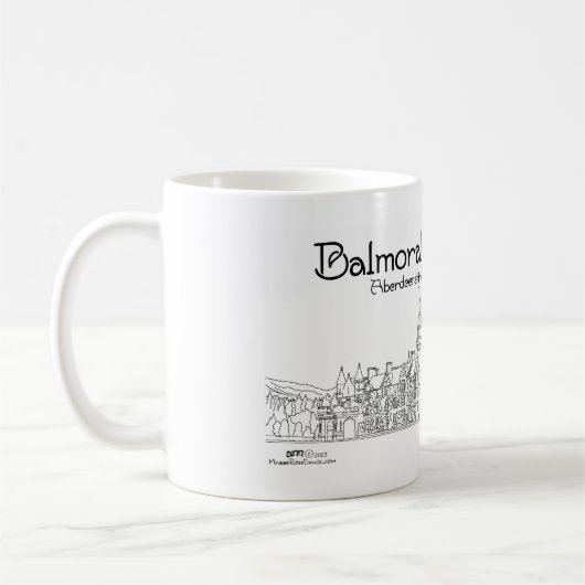 Balmoral Castle Scotland Kaffeetasse (Links)