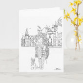 Balmoral Castle Scotland Karte (Gelbe Blume)