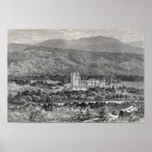 Balmoral, from 'Leisure Hour', 1888 Poster