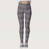 Balmoral Gray Tartan Leggings (Vorderseite)