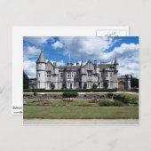 Balmoral, Königin der schottischen Residenz Englan Postkarte (Vorne/Hinten)