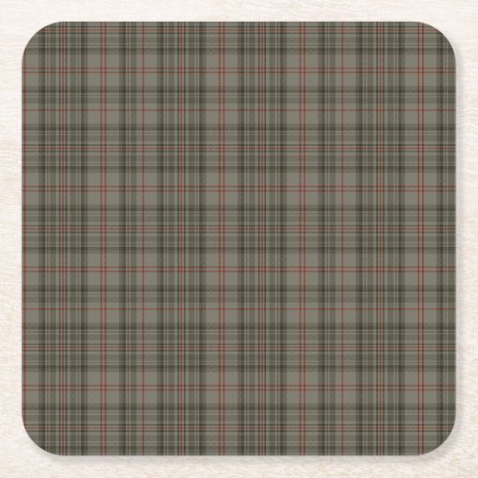 Balmoral königlicher Tartan Rechteckiger Pappuntersetzer (Vorderseite)