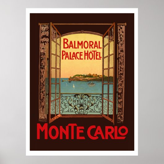 Balmoral Palace Hotel (Monte Carlo) Poster (Vorne)