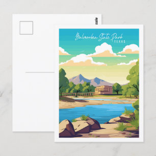 Balmorhea State Park Texas Vintage-Reiseziel Postkarte
