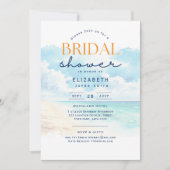 Balmy Days | Tropical Sunset Beach Brautparty Einladung (Vorderseite)