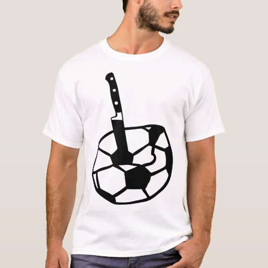 Balon Football Messer T-Shirt (Vorderseite)