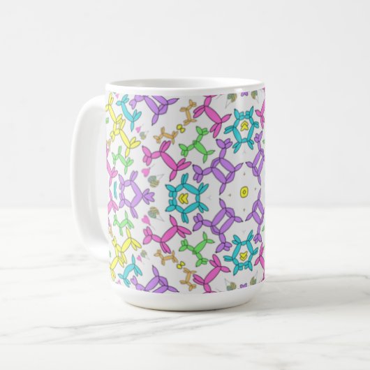 Balontiermuster-Tasse Kaffeetasse (Vorderseite Links)