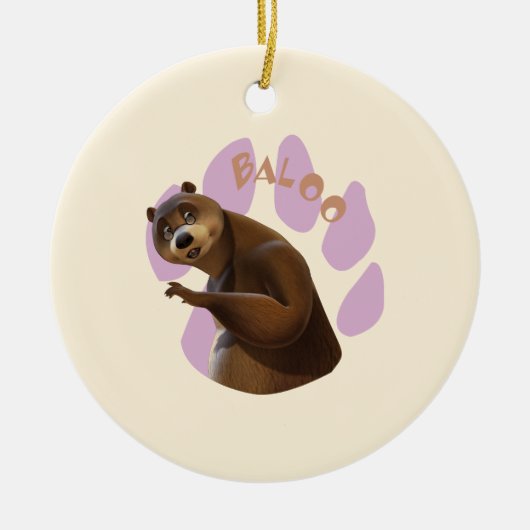 Baloo 1 keramikornament (Vorne)
