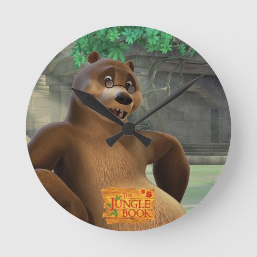 Baloo 5 runde wanduhr (Vorderseite)