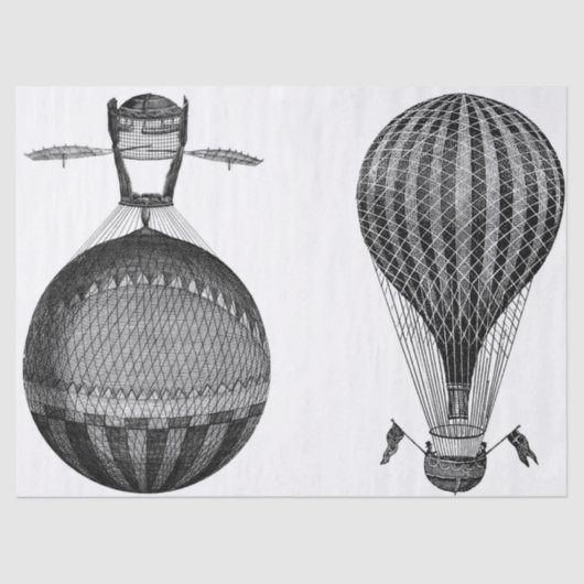 Baloon Kram-Zeitschriften-Element-Blatt Seidenpapier (Vorderseite)