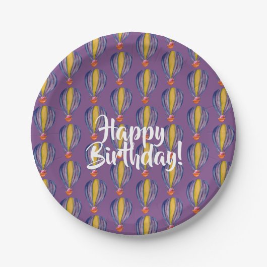 Baloon-Party-Papier-Teller Pappteller (Vorderseite)