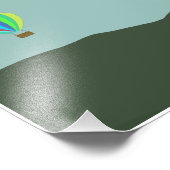 Baloonmalerei Fotodruck (Ecke)