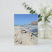 Balos Beauty Paradies Postkarte (Stehend Vorderseite)