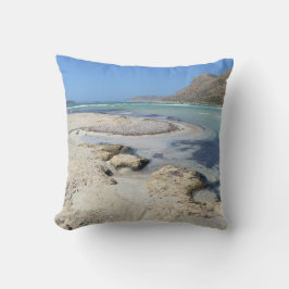 Balos Lagoon Geschenk - Kissen mit Rückenlehne / K