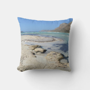 Balos Lagoon Geschenk - Kissen mit Rückenlehne / K