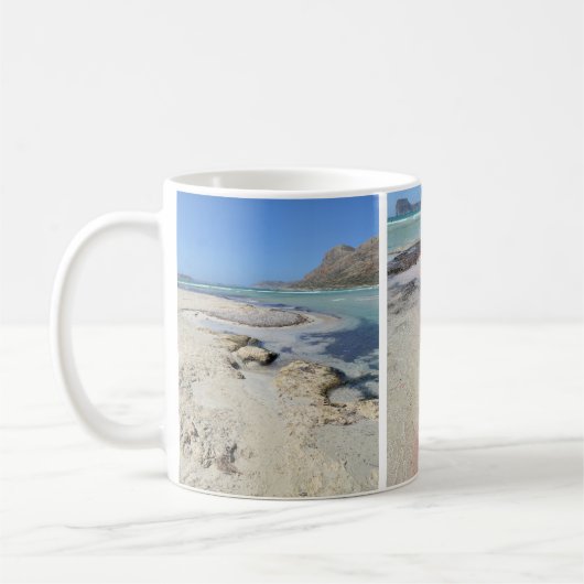 Balos Lagoon Griechische Beach Tasse (Links)