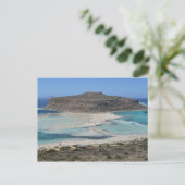 Balos Lagoon, Kreta Griechenland Beach Postcard Postkarte (Stehend Vorderseite)