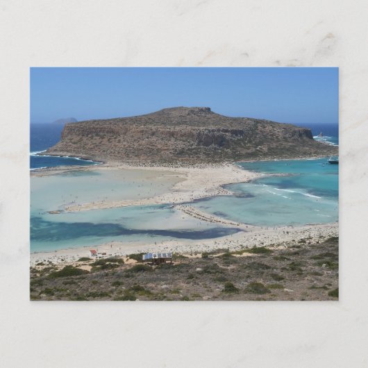 Balos Lagoon, Kreta Griechenland Beach Postcard Postkarte (Vorderseite)